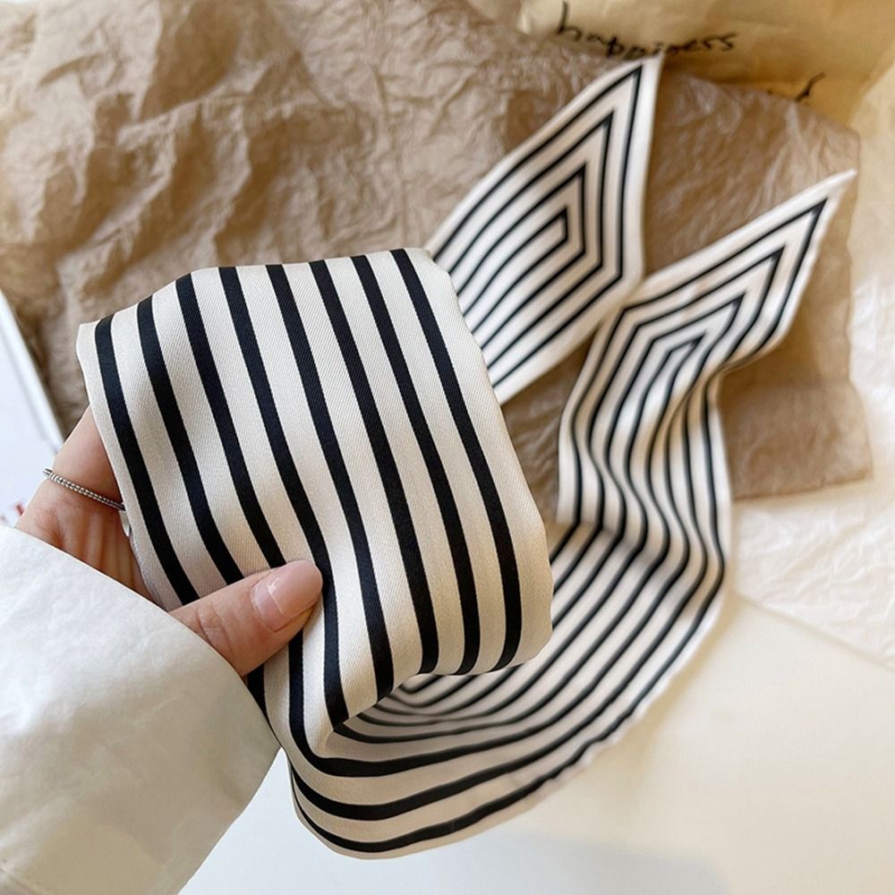 Silk Tie Striped - Elegante pañuelo francés a rayas para