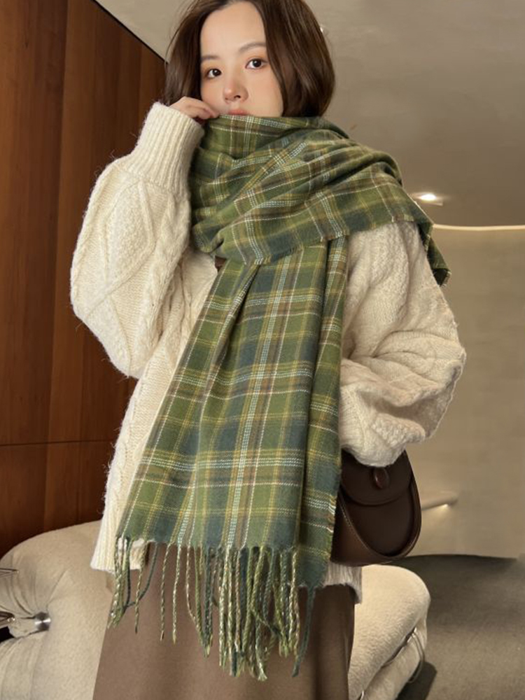 Woven Scarf Blanket - Nuevo Pañuelo de Mujer de Imitación