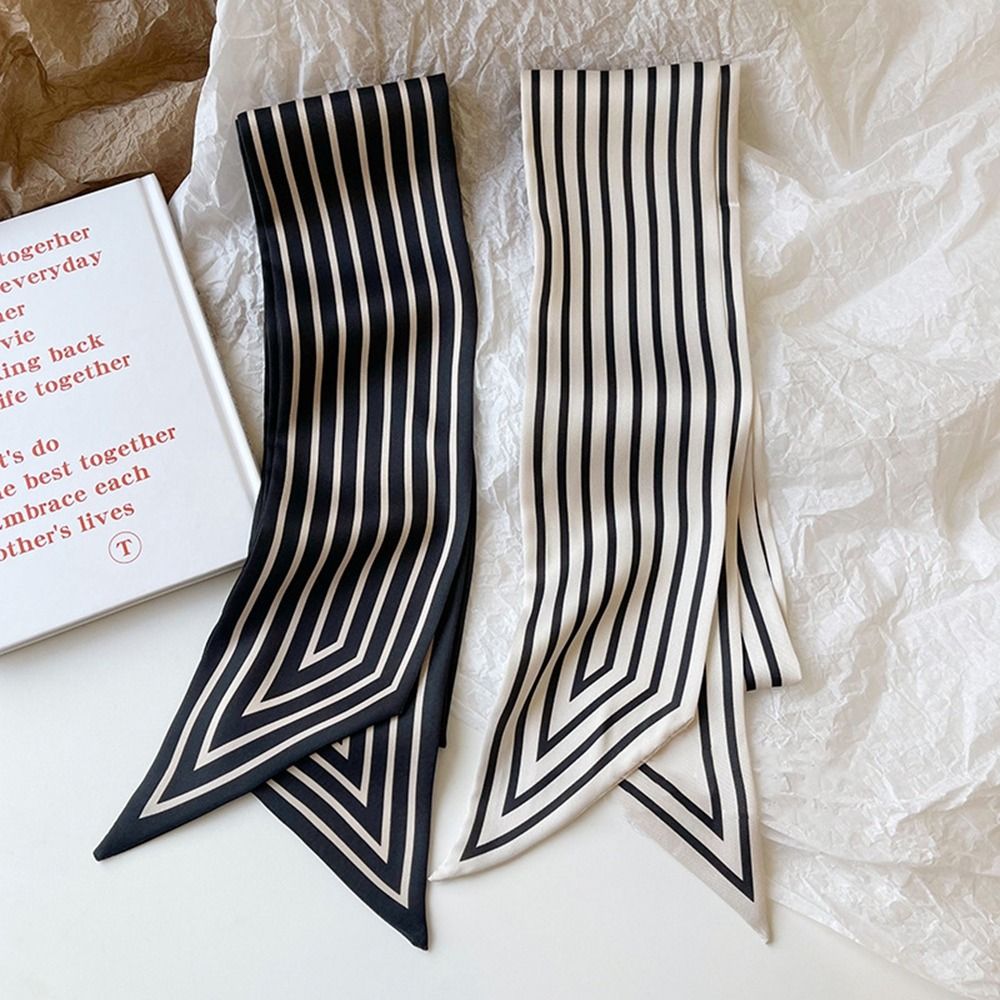 Corbata cinta diadema pañuelo  - Silk Tie Striped reseña y precio