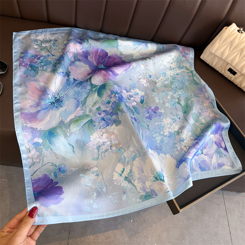 Pañuelo cuadrado de seda con e - Ascot Neck Scarf reseña y precio