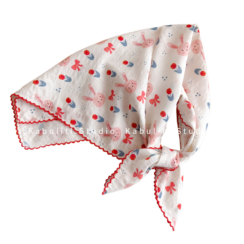 Pañuelo Cuadrado de Algodón y  - Ascot Neck Scarf reseña y precio