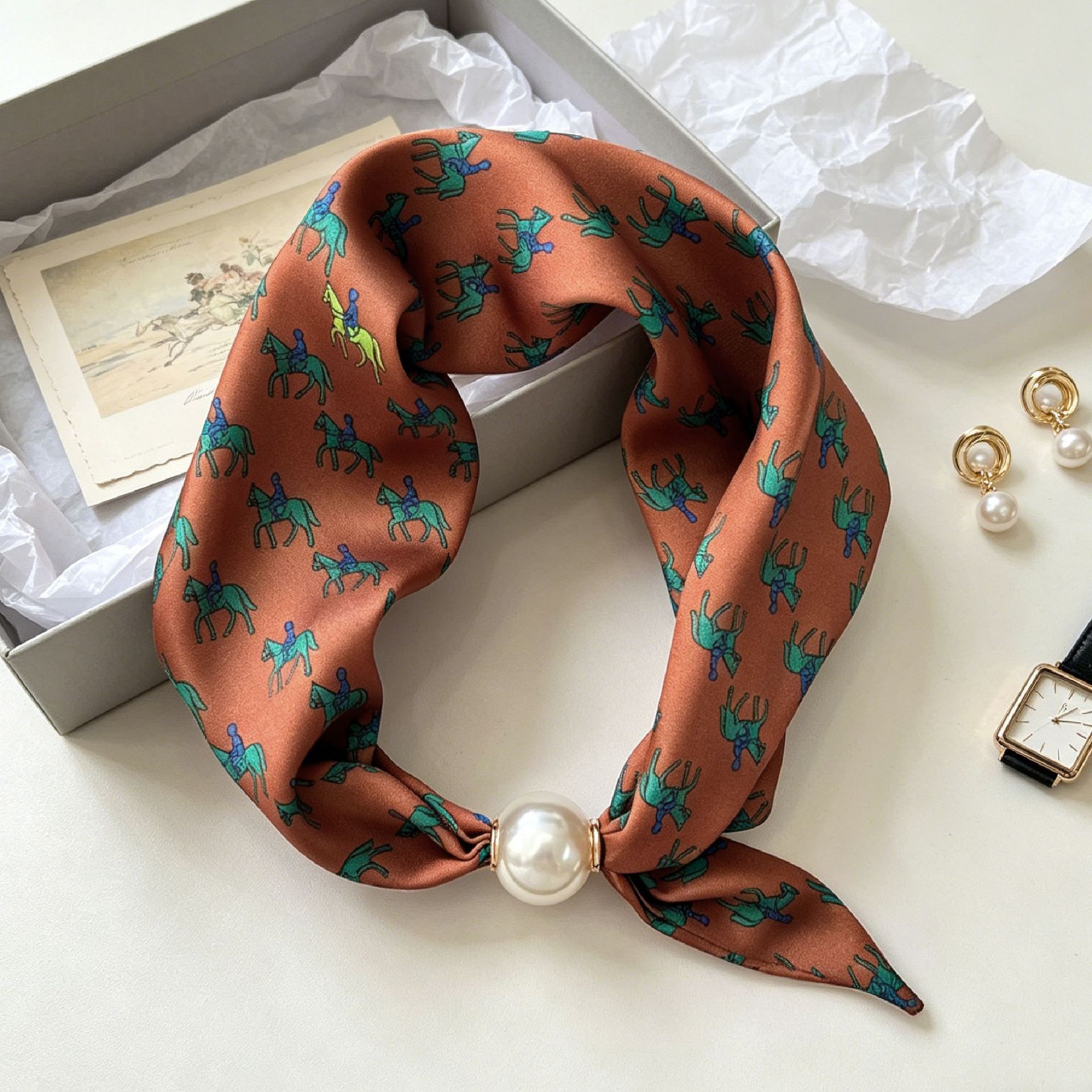 Bufanda Magnética de Perlas Lu - Ascot Neck Scarf reseña y precio