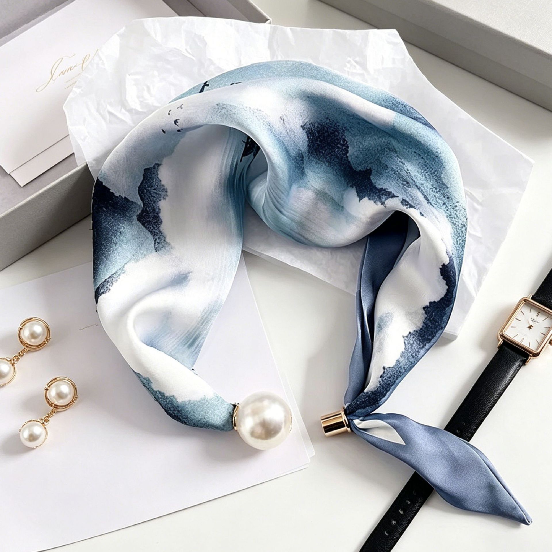 Bufanda Magnética de Perlas Lu - Ascot Neck Scarf reseña y precio