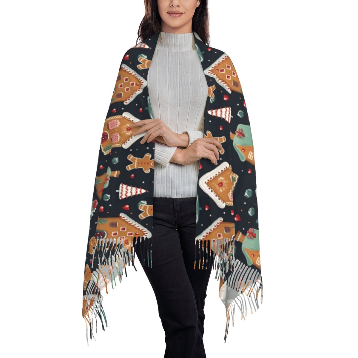 Delight navideño: pan de jengi - Pashmina Wrap Large reseña y precio