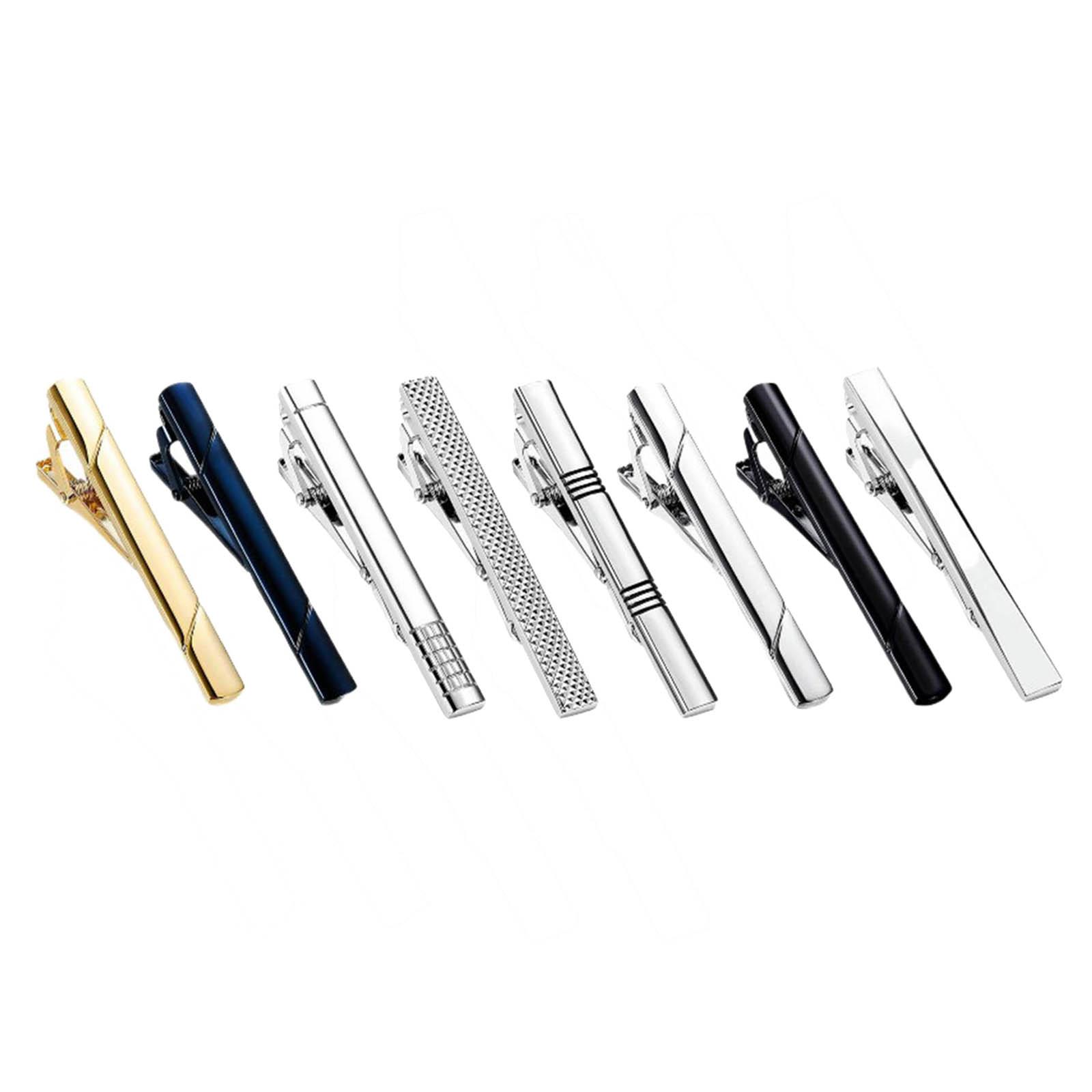 8x Clips para Corbata, Sencill - Tie Bar Set Gift reseña y precio