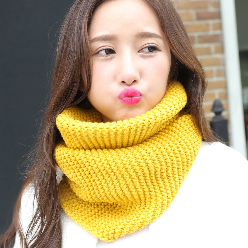 Bufanda de invierno para mujer - Infinity Scarf Knit reseña y precio
