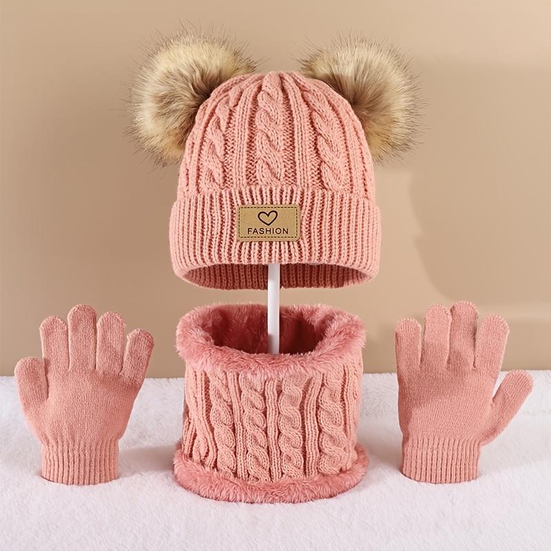 Gorro con decoración de pompon - Infinity Scarf Knit reseña y precio