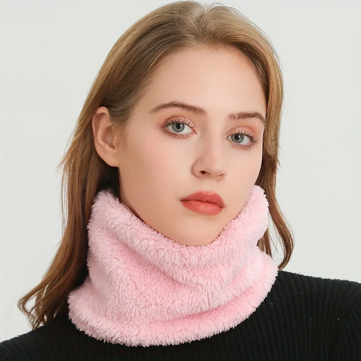 Bufanda infinita de felpa a pr - Infinity Scarf Knit reseña y precio