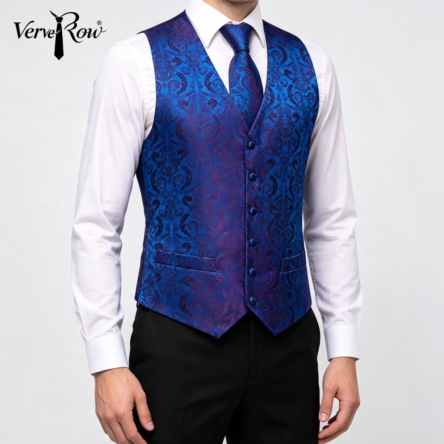 Conjunto de 3 piezas de chalec - Pocket Square Set reseña y precio