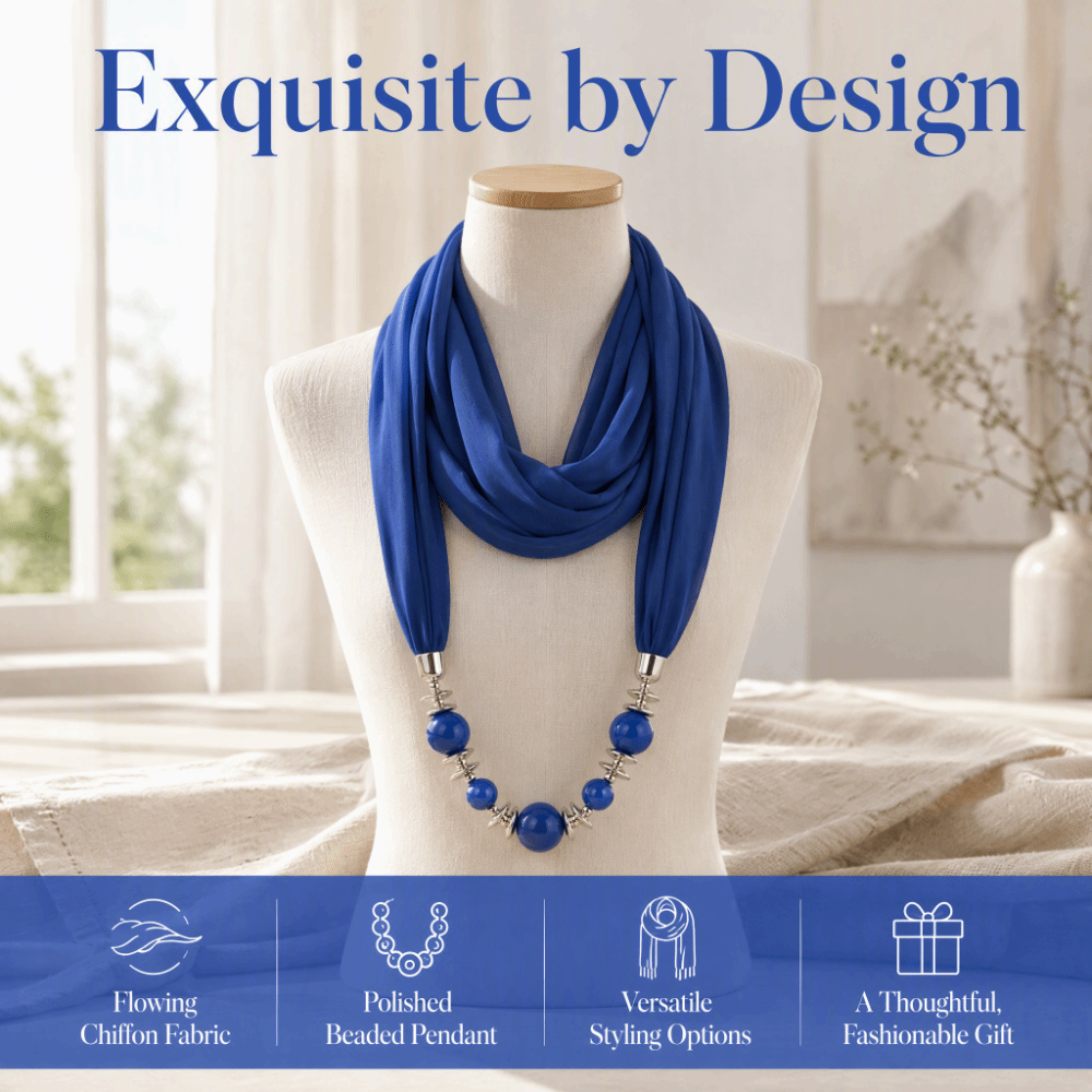 Nuevo Collar de Chifón con Cue - Infinity Scarf Knit reseña y precio
