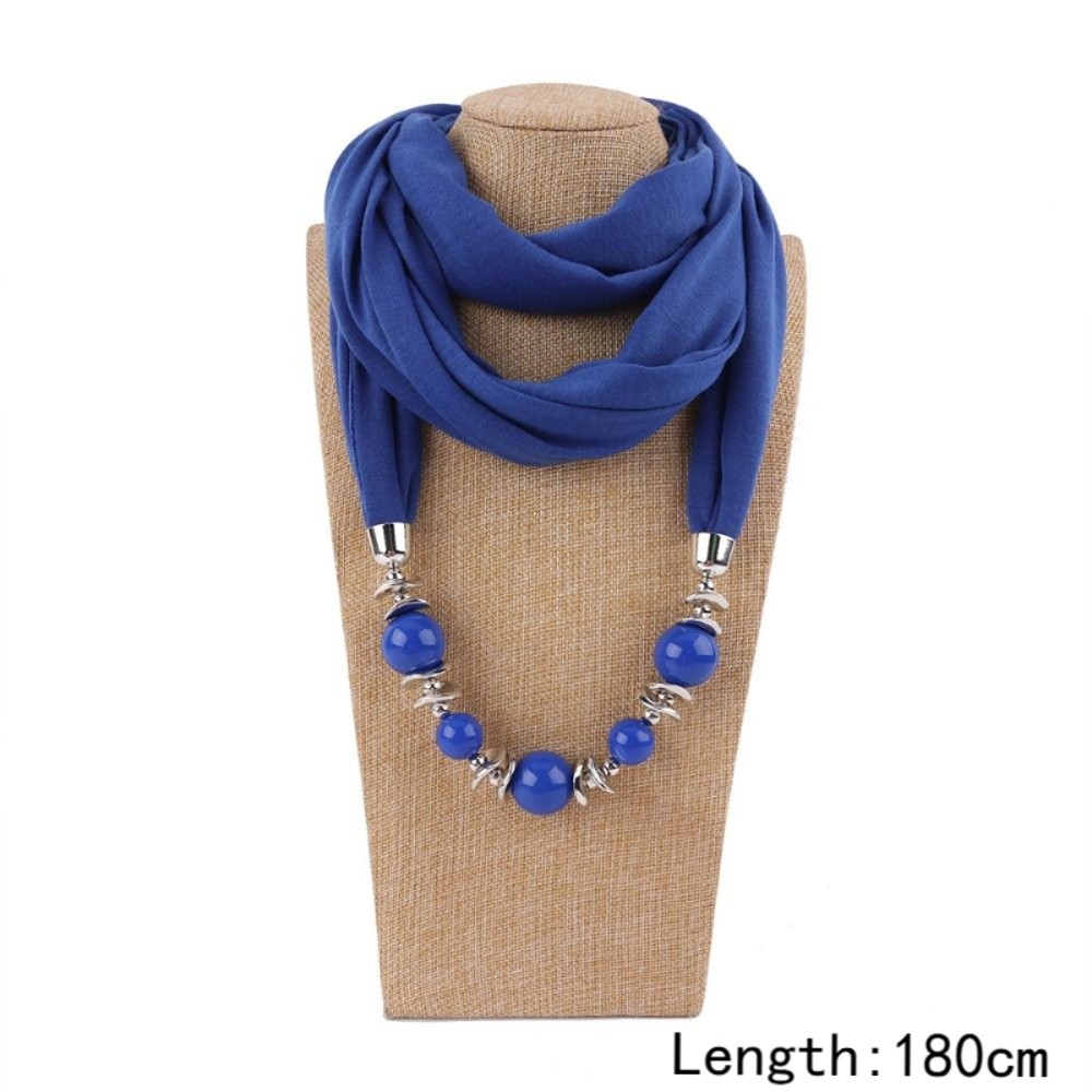 Pañuelo de Chifón con Cuentas, - Infinity Scarf Knit reseña y precio